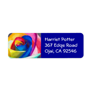 Fine Cute Cool Girly Retro Floral Fashion Return Address Label