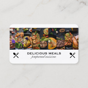 Fine Dining Cuisines Restaurant Business Card