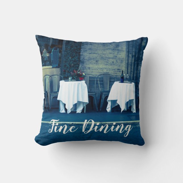 Fine Dining Restaurant for Food Lover and Gourmet Cushion (Front)