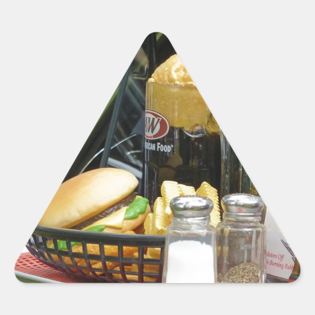 Fine Dining Triangle Sticker (Front)