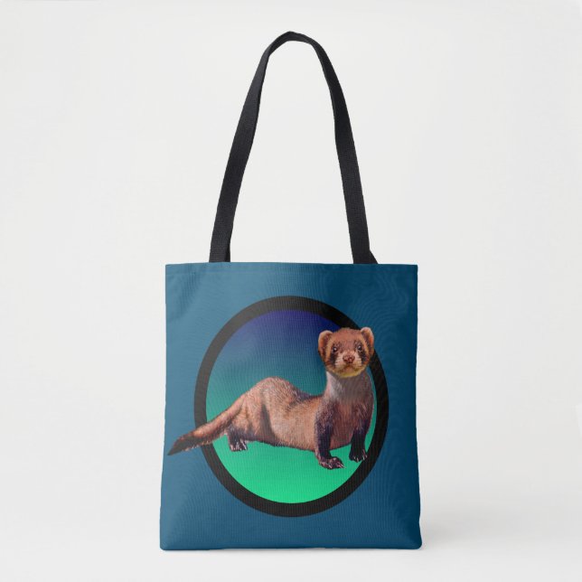 Fine Ferret Tote Bag (Front)