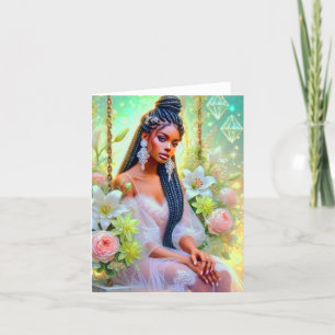 Fine Ink poetry Thank You Card