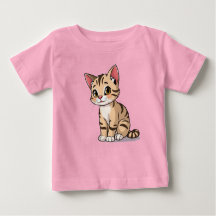 Fine jersey T-shirt for babies