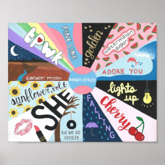 Fine Line Inspired Fan Art Poster