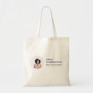 Fine Lines Real Estate Agent Navy Tote Bag