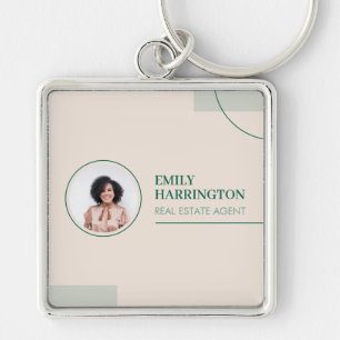 Fine Lines Real Estate Agent Sand Key Ring