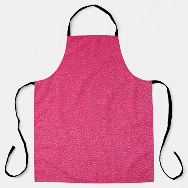 Fine Luxury Pink Cloth Texture. Apron (Front)