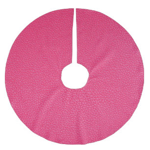 Fine Luxury Pink Cloth Texture. Brushed Polyester Tree Skirt