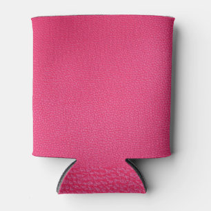 Fine Luxury Pink Cloth Texture. Can Cooler