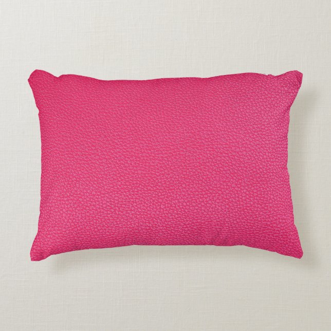 Fine Luxury Pink Cloth Texture. Decorative Cushion (Front)