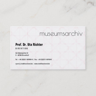 Fine mast business card