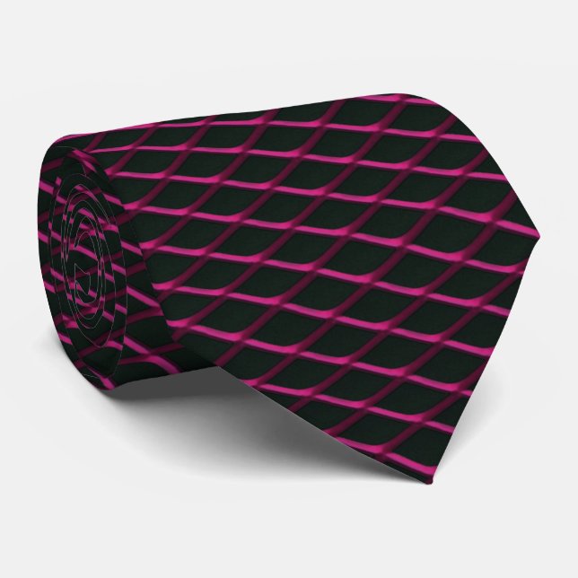 Fine Metallic Pink Pearl Automotive Grille style Tie (Rolled)