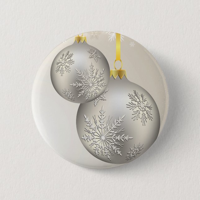 Fine Monogram Cool Cute Girly Retro Floral 6 Cm Round Badge (Front)