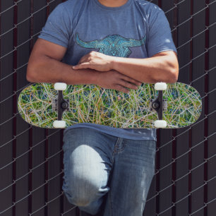 Fine Ornamental Sedge Grass Skateboard