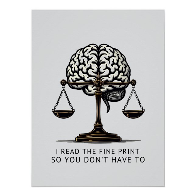 Fine Print Reader – Brain & Justice Edition (Front)