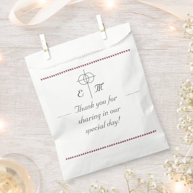 Fine Roses  Favour Bag (Clipped)