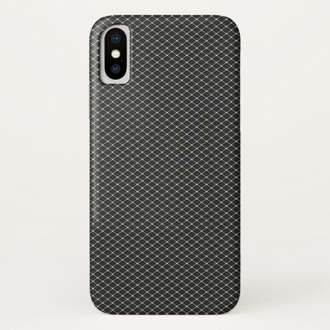 Fine Silver Metal Mesh Pattern Case-Mate iPhone Case (Back)