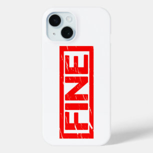 Fine Stamp iPhone 15 Case