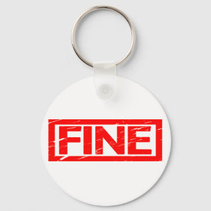 Fine Stamp Key Ring