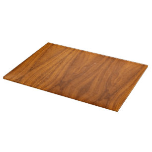 Fine Teak Veneer Print Cutting Board