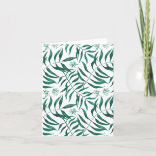 Fine Watercolor Palm Leaves Invitation