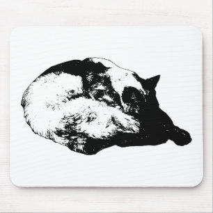 fine whisker line mouse pad