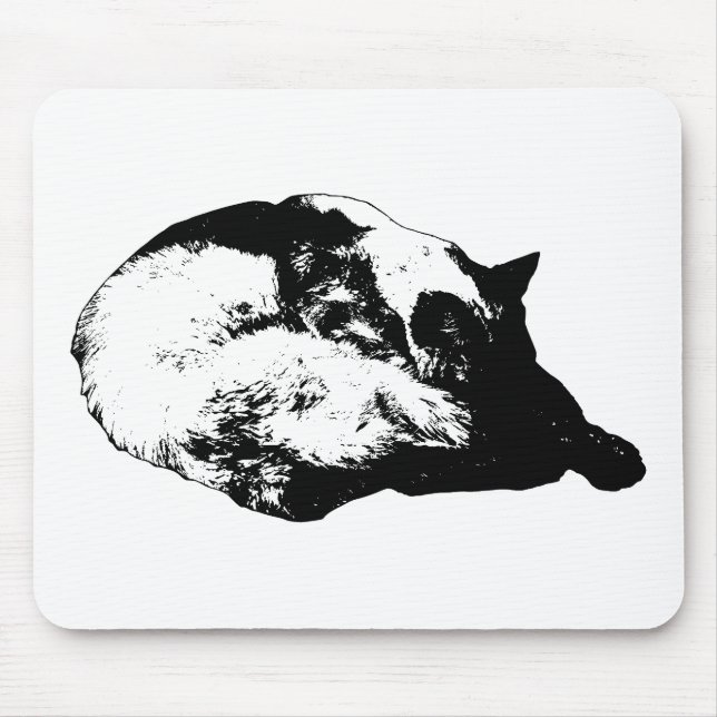 fine whisker line mouse pad (Front)