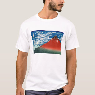 Fine Wind, Clear Morning, Katsushika Hokusai T-Shirt