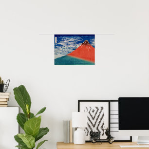 Fine Wind, Clear Morning (Red Fuji) Poster