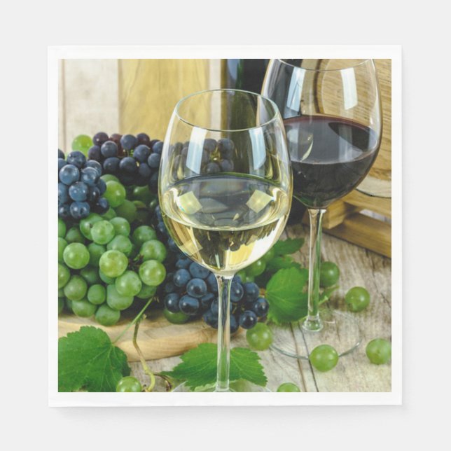 Fine Wine, Aged to Perfection Napkin (Front)