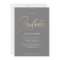 Finely Penned Graduation Announcement Invitation