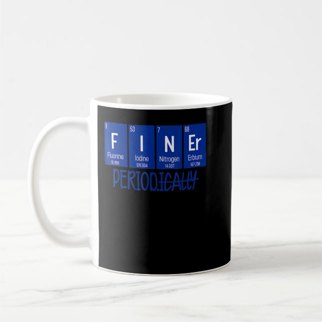 Finer Period Periodical Table Life Zeta Phi Beta L Coffee Mug (Left)