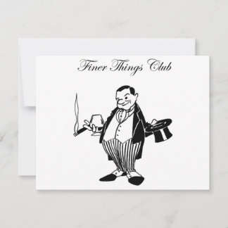 Finer Things Club Cigar Character
