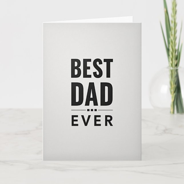 Finest Dad Ever Card (Front)