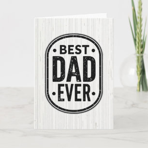 Finest Fathers Day Emblem Card