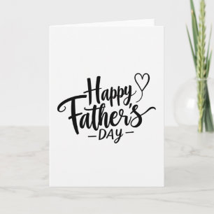 Finest Fathers Day Heart Art Card