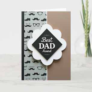 Finest Fathers Day Plaque Card