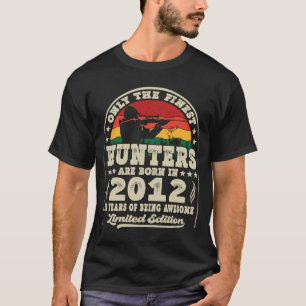 Finest Hunters Are Born In 2012 Deer Hunting 11th  T-Shirt