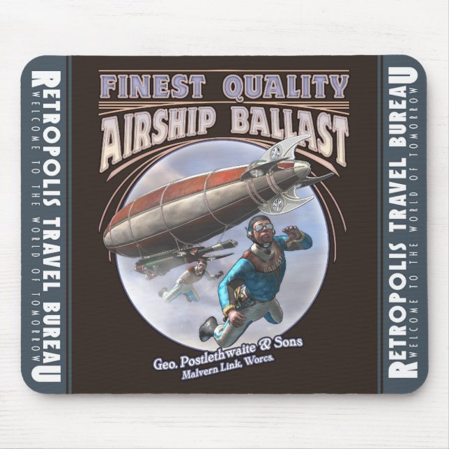 Finest Quality Airship Ballast Mouse Pad (Front)