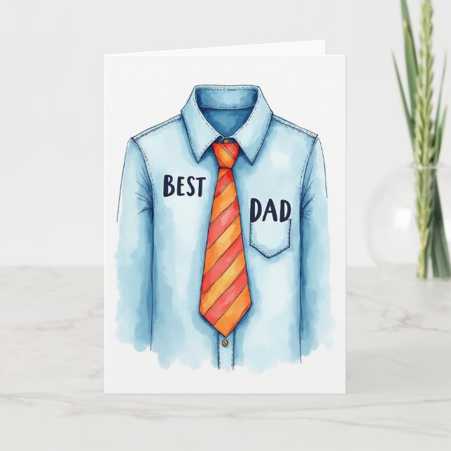 Finest Shirt Fathers Day Card (Front)