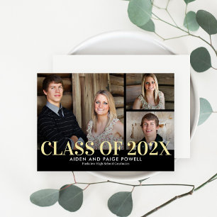 Finest Year Editable Colour Graduation Invitation