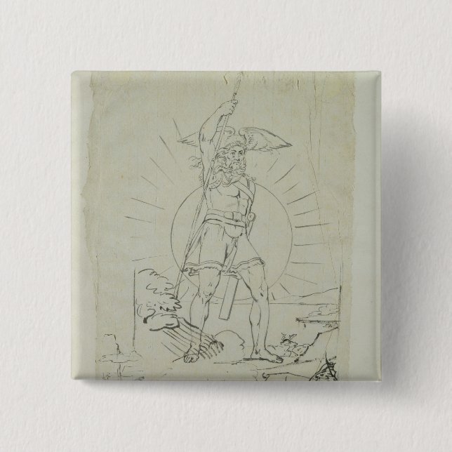 Fingal, 1804-5 15 cm square badge (Front)