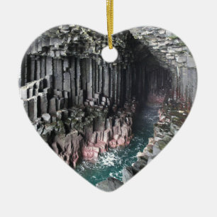 FINGALS CAVE CERAMIC TREE DECORATION
