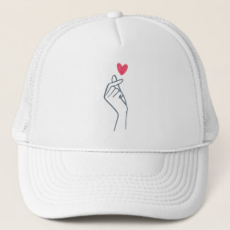 Finger Heart Trucker Hat