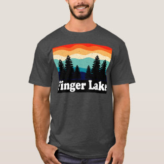 Finger Lake Alaska Retro T-Shirt