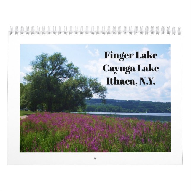 FINGER LAKES CAYUGA LAKE ITHACA  calendar (Cover)