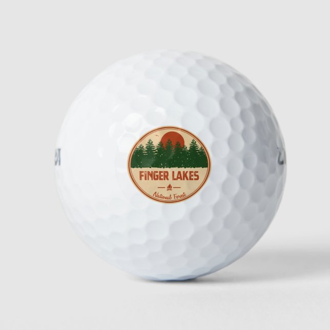 Finger Lakes National Forest Golf Balls (Front)