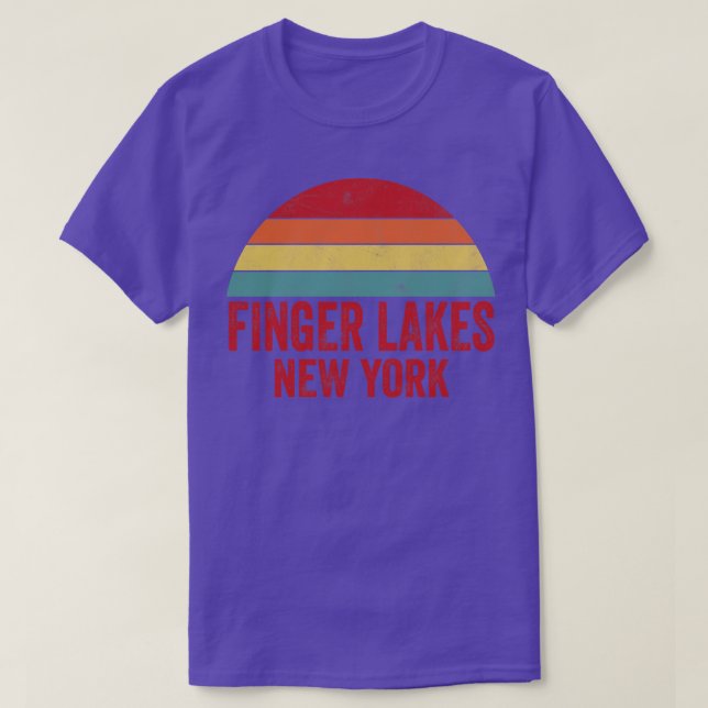 Finger Lakes New York 1 T-Shirt (Design Front)