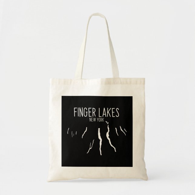 Finger Lakes New York Pullover Hoodie Tote Bag (Front)