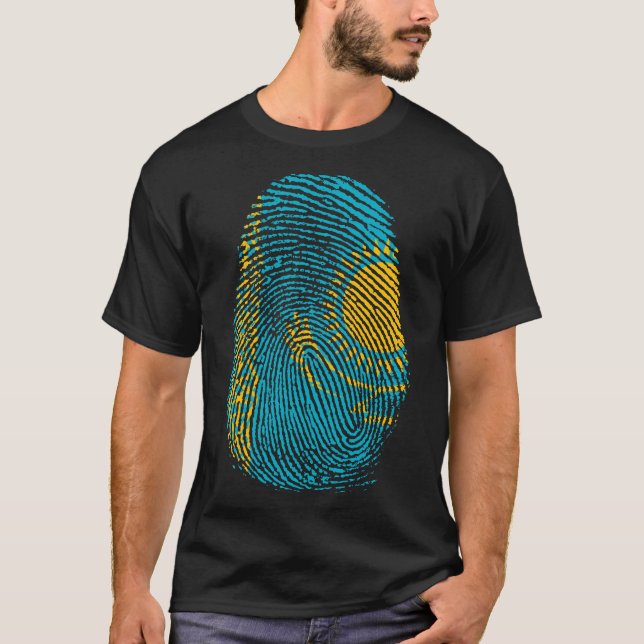 Finger Print - Kazakhstan T-Shirt (Front)